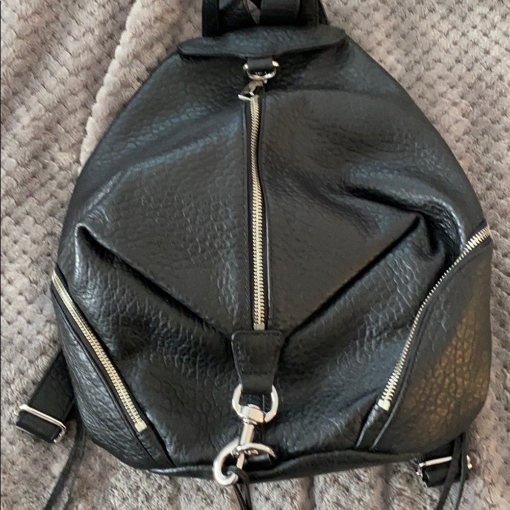 Leather backpack